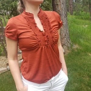 3/$30 HEART SOUL ruffle top